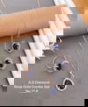 Rose Gold AD Diamond Combo Pendant Set Catalog
